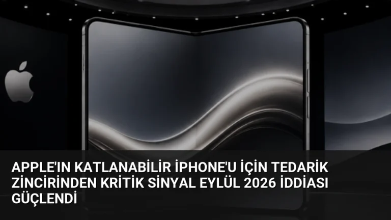 Apple’ın Katlanabilir iPhone’u İçin Tedarik Zincirinden Kritik Sinyal Eylül 2026 İddiası Güçlendi