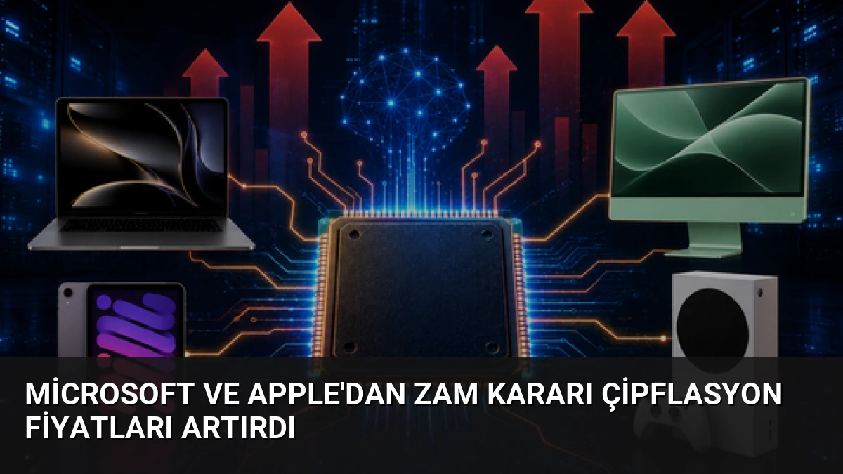 Microsoft ve Apple’dan Zam Kararı Çipflasyon Fiyatları Artırdı