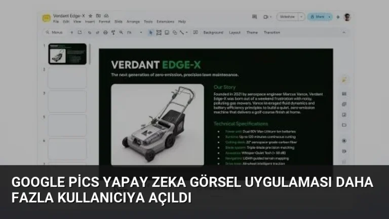Google Pics Yapay Zeka Görsel Uygulaması Daha Fazla Kullanıcıya Açıldı