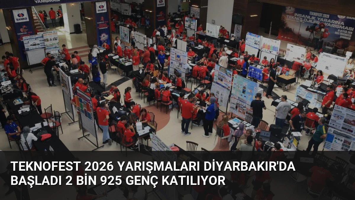 TEKNOFEST 2026 Yarışmaları Diyarbakır’da Başladı 2 Bin 925 Genç Katılıyor