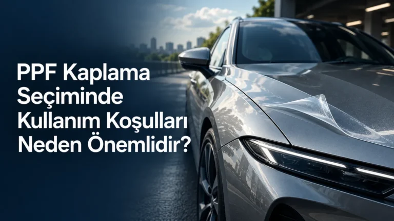 PPF Kaplama Seçiminde Kullanım Koşulları Neden Önemlidir?