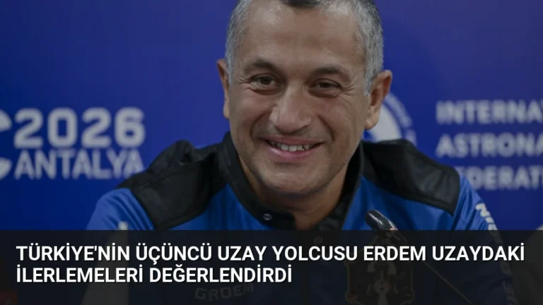 Türkiye’nin Üçüncü Uzay Yolcusu Erdem Uzaydaki İlerlemeleri Değerlendirdi